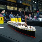 LEGO MOC Parthenon, Augustin paviljonki, Rauma town hall, Titanic at LEGO Pii Poo exhibition 2015