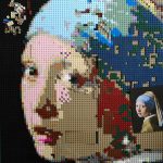Girl with a Pearl Earring in LEGO